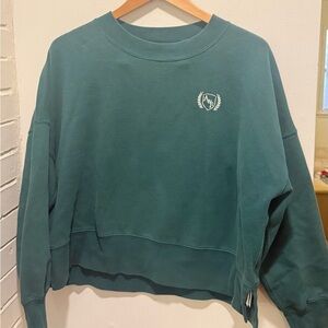 Vintage Y2K Abercrombie & Fitch Green Crewneck Sweatshirt